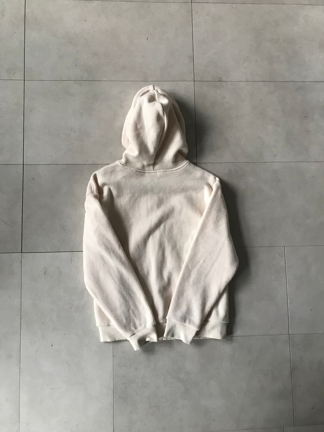 아디다스 아이보리 니트집업 상품이미지7