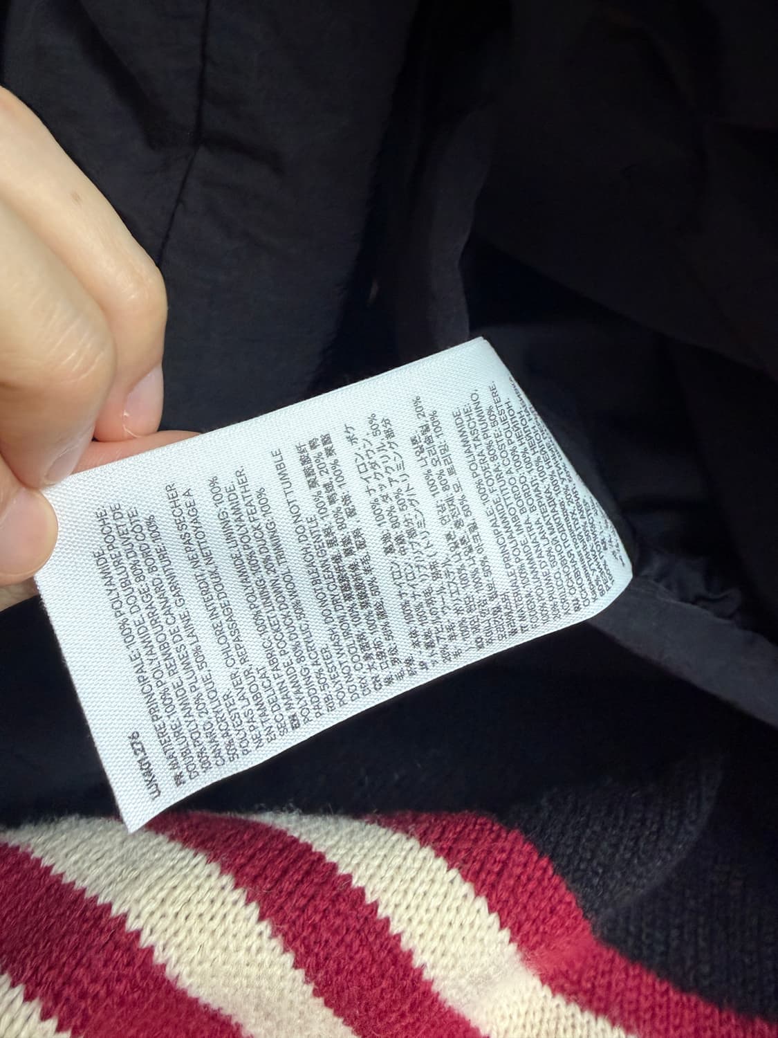 아미 패딩 UJK401-276-001 s사이즈 상품이미지4