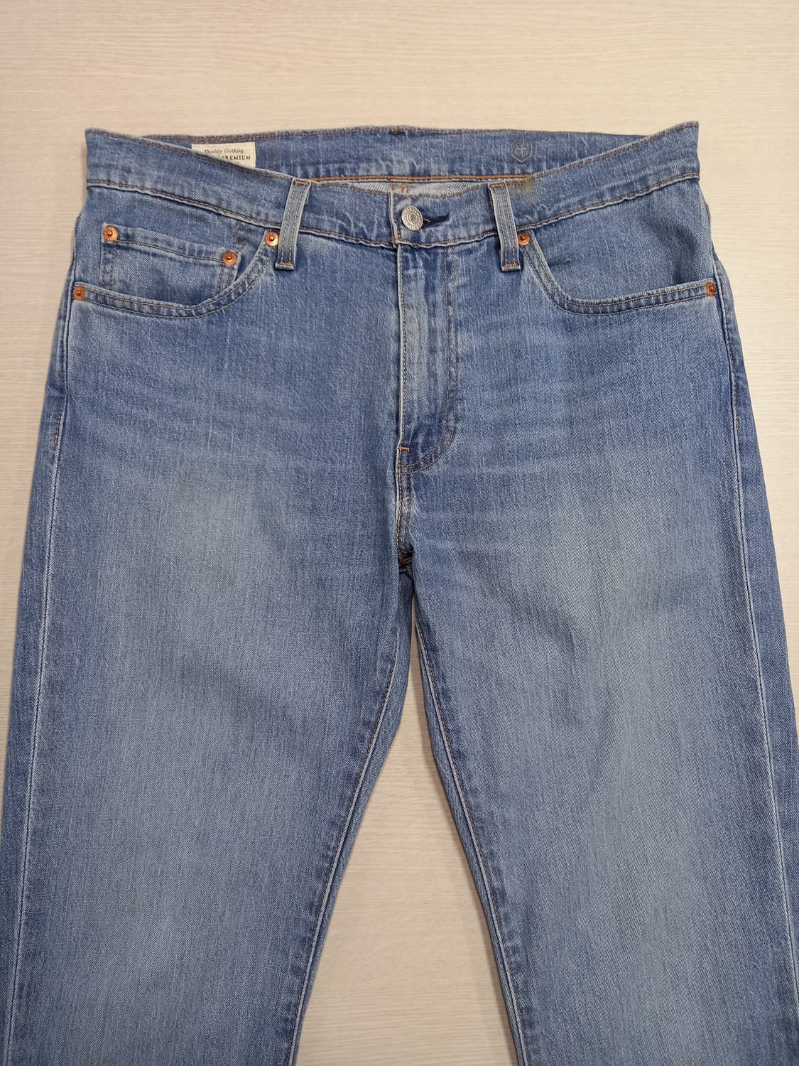 32 빅E 리바이스511 봄여름용 워싱 스판 슬림일자진 32-320 상품이미지3