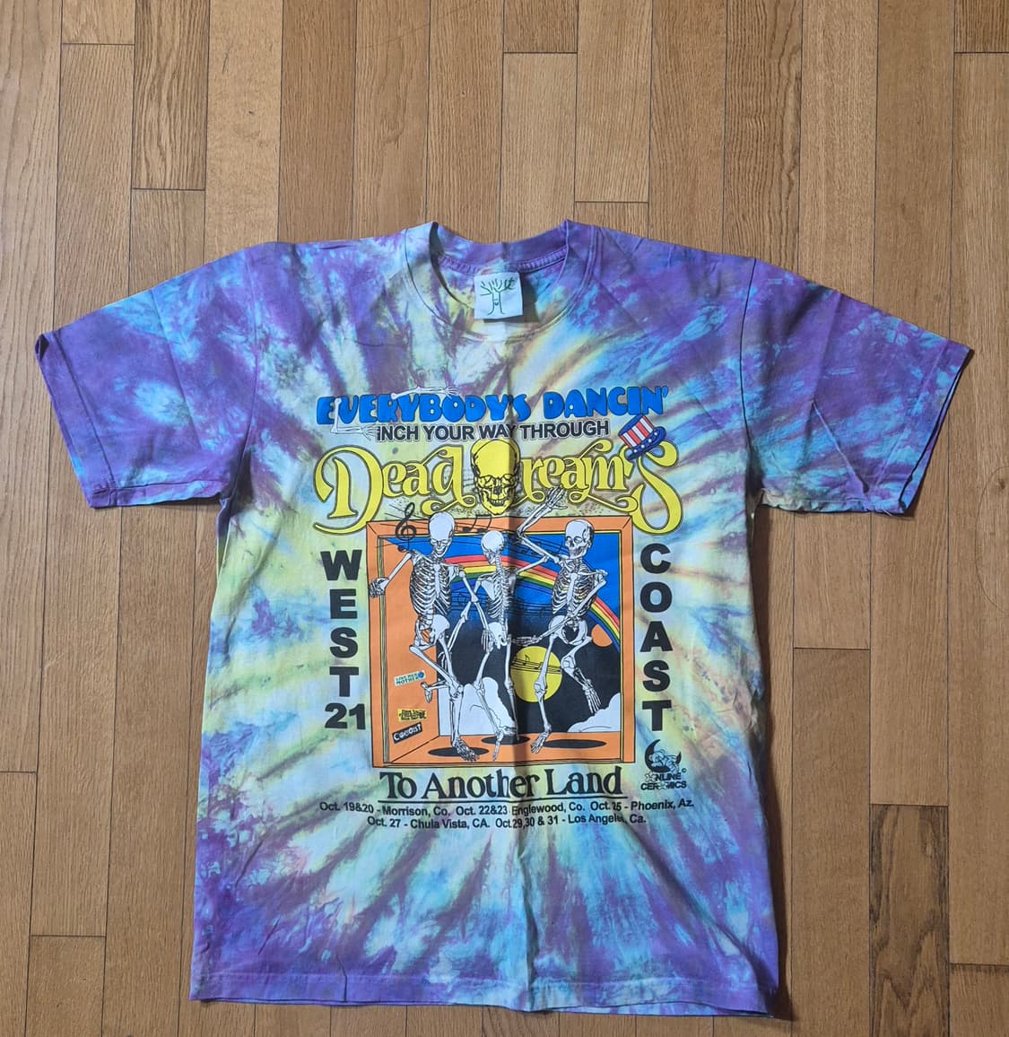 Online Ceramics 데드 드림스 타이다이 티셔츠 상품이미지1