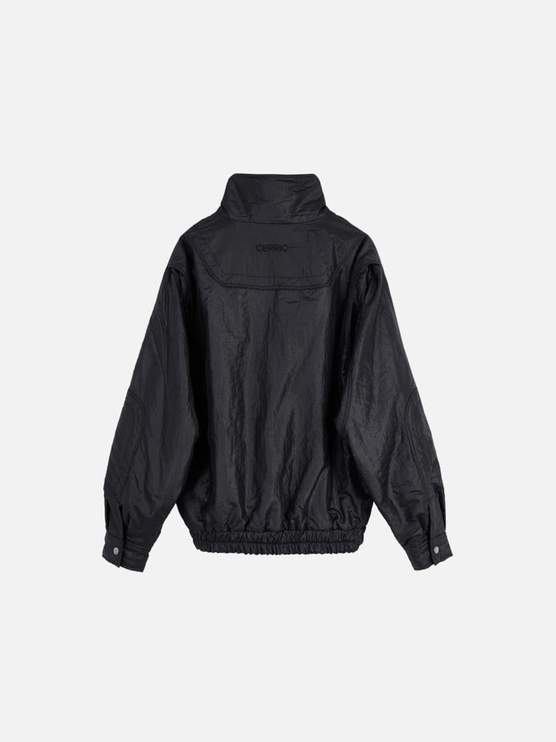 세릭 하이넥 봄버 자켓 블랙 상품이미지5