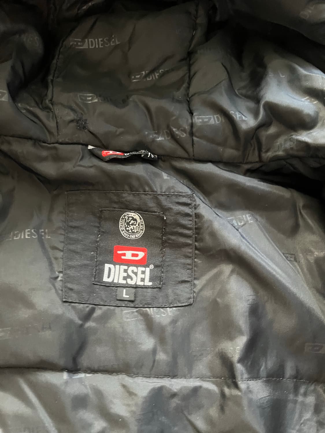 XL) 올드 디젤 패딩 상품이미지5
