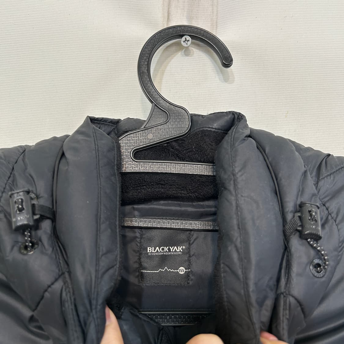 블랙야크 키즈 오리털 롱패딩 155 블랙 상품이미지2