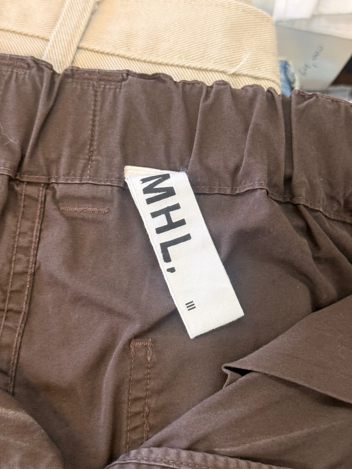  MHL 마가렛 호웰 밴딩 투턱 워크 팬츠 상품이미지7