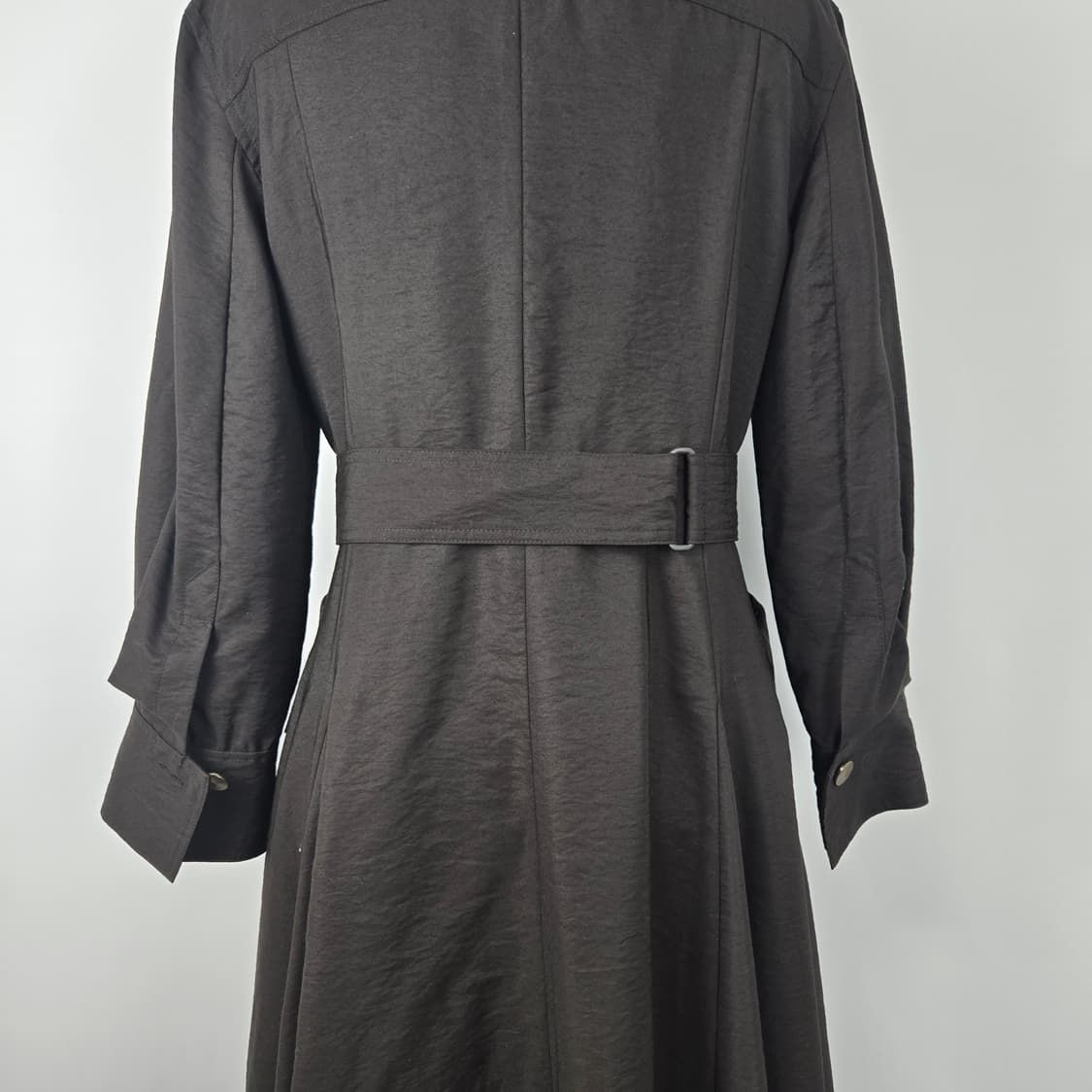 0830 미샤 22fw브라운 롱 트렌치 코트 스타일 55 상품이미지4