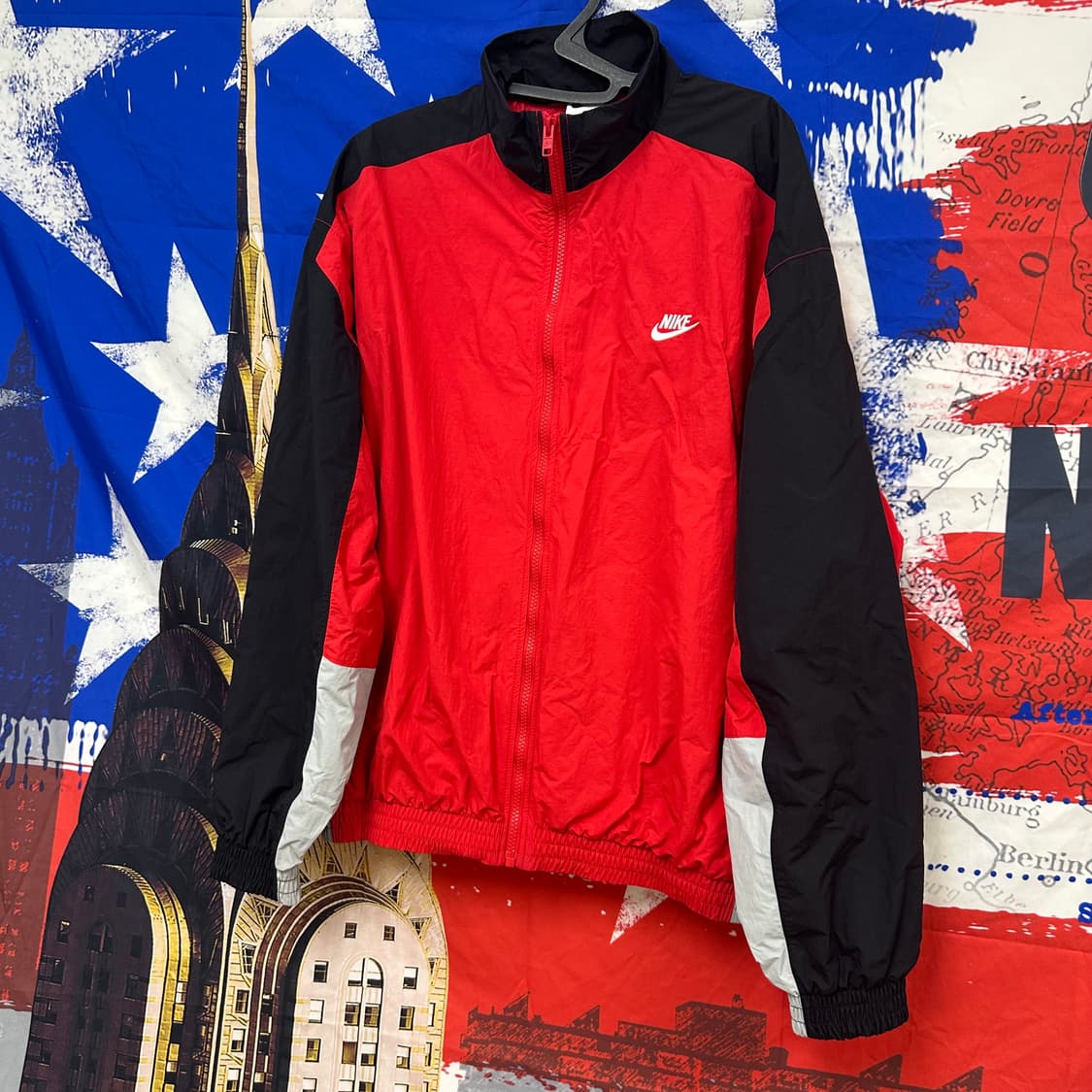 s급 나이키 스우시 오버핏 가오리핏 바람막이 L100 상품이미지2