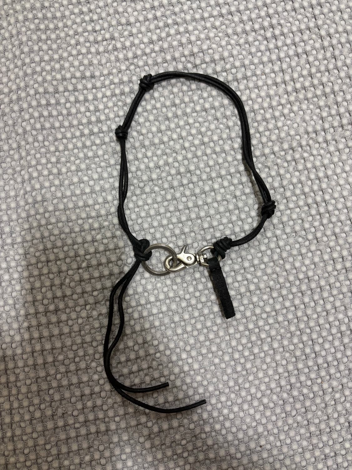 아워레가시 라돈 레더 키체인 블랙 상품이미지1