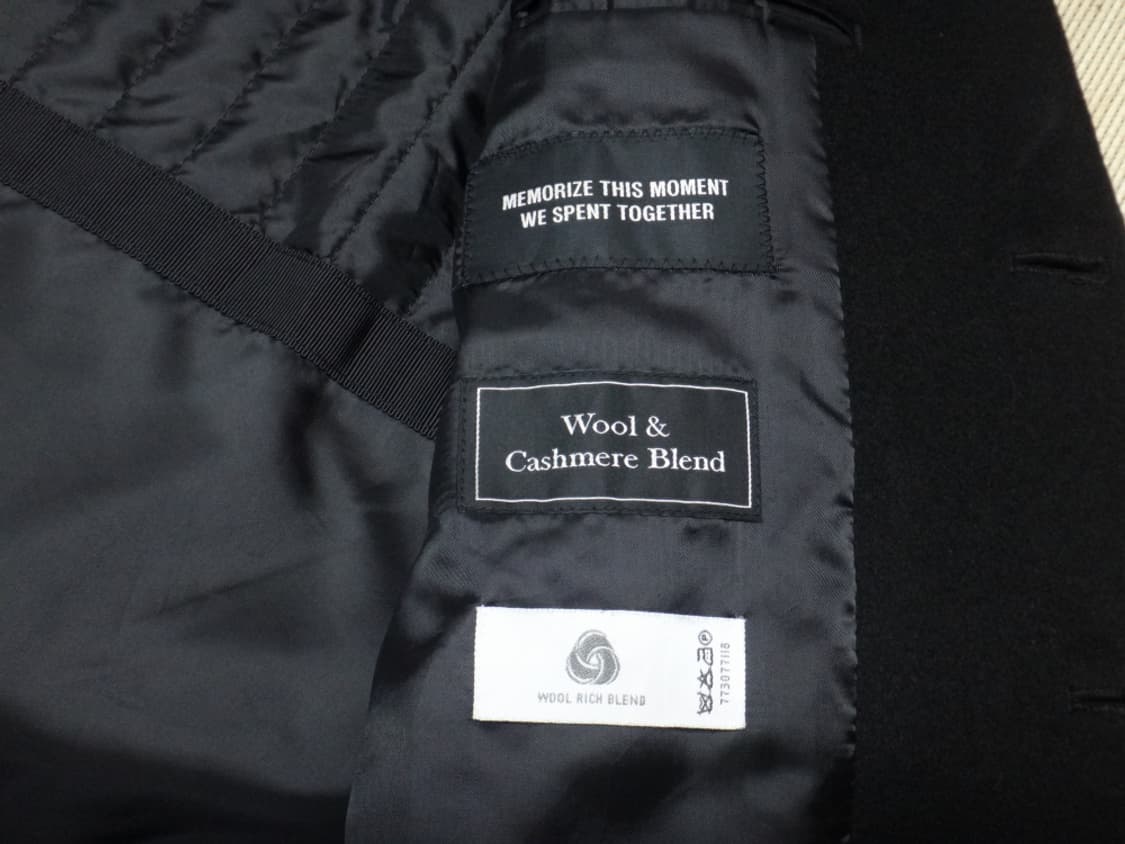 (S사이즈) 인사일런스 울 캐시미어 혼방 싱글 코트 상품이미지8