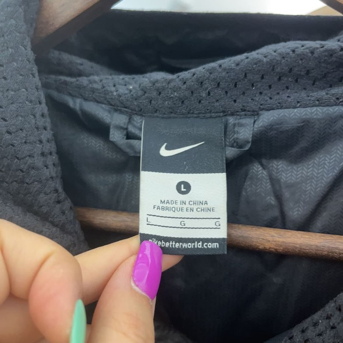 나이키 올드스쿨 빈티지 윈드브레이커 바람막이 자켓 L C07056 상품이미지5