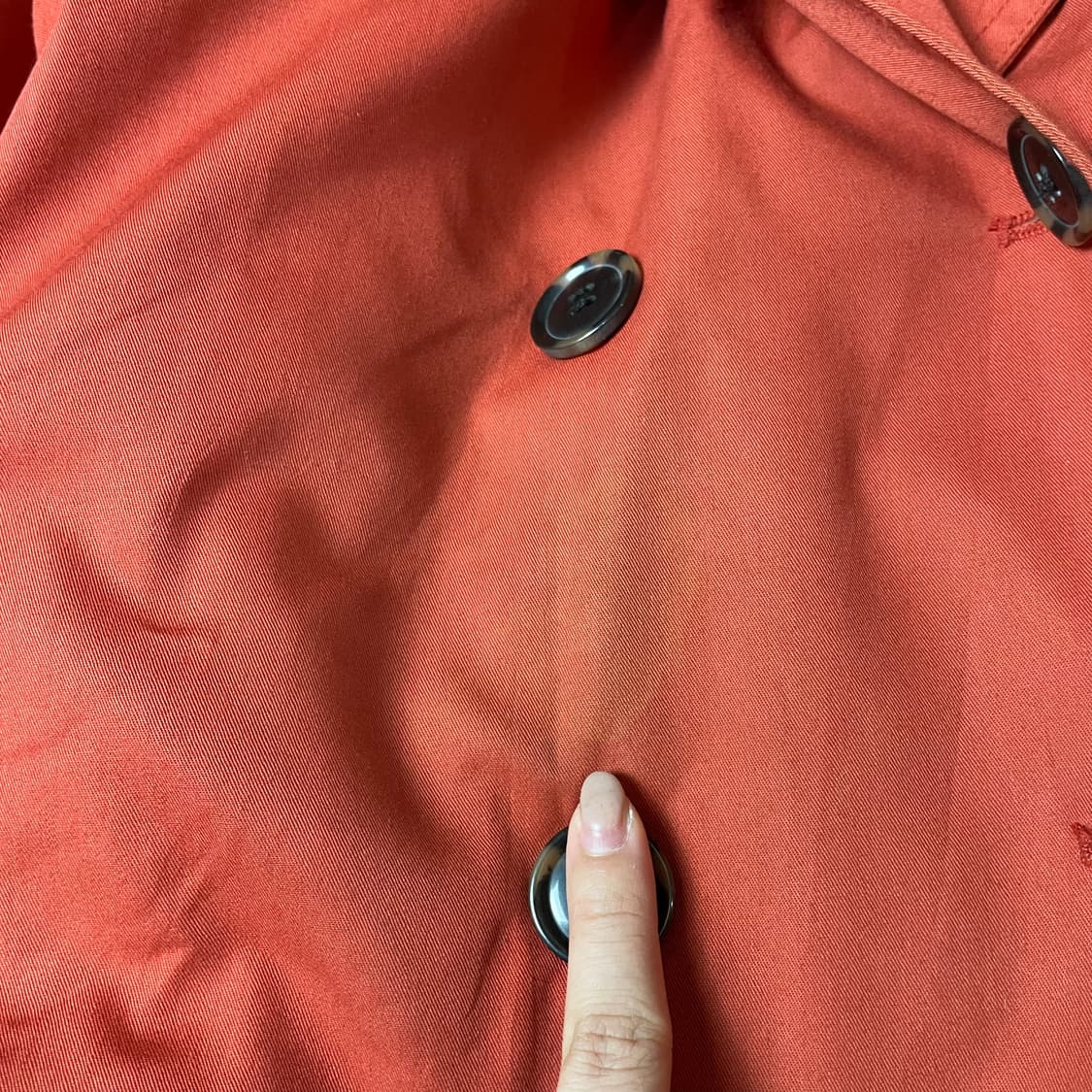  JPN 오렌지 트렌치 더블코트 상품이미지4