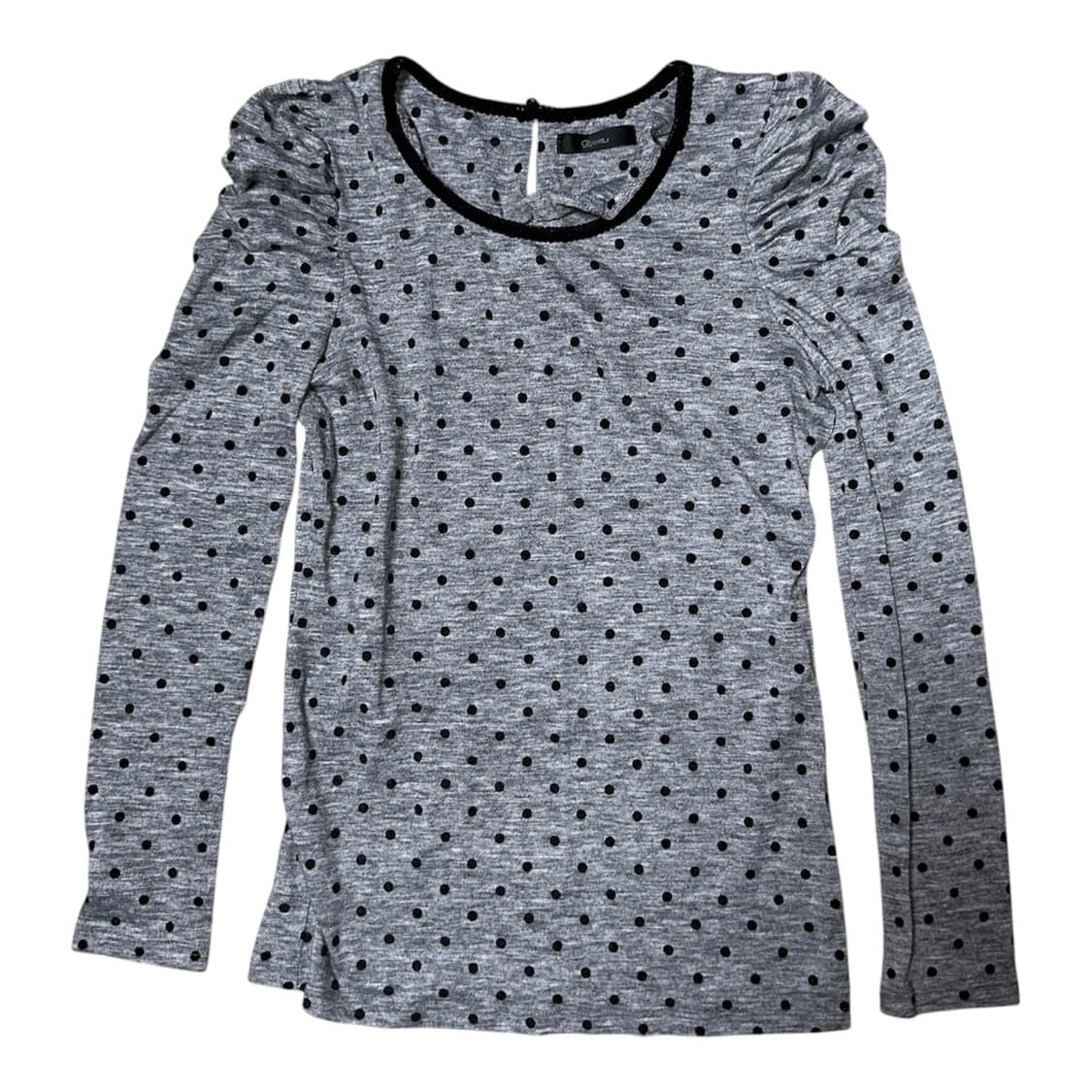 y2k 도트 셔링 퍼프 롱슬리브 상품이미지1