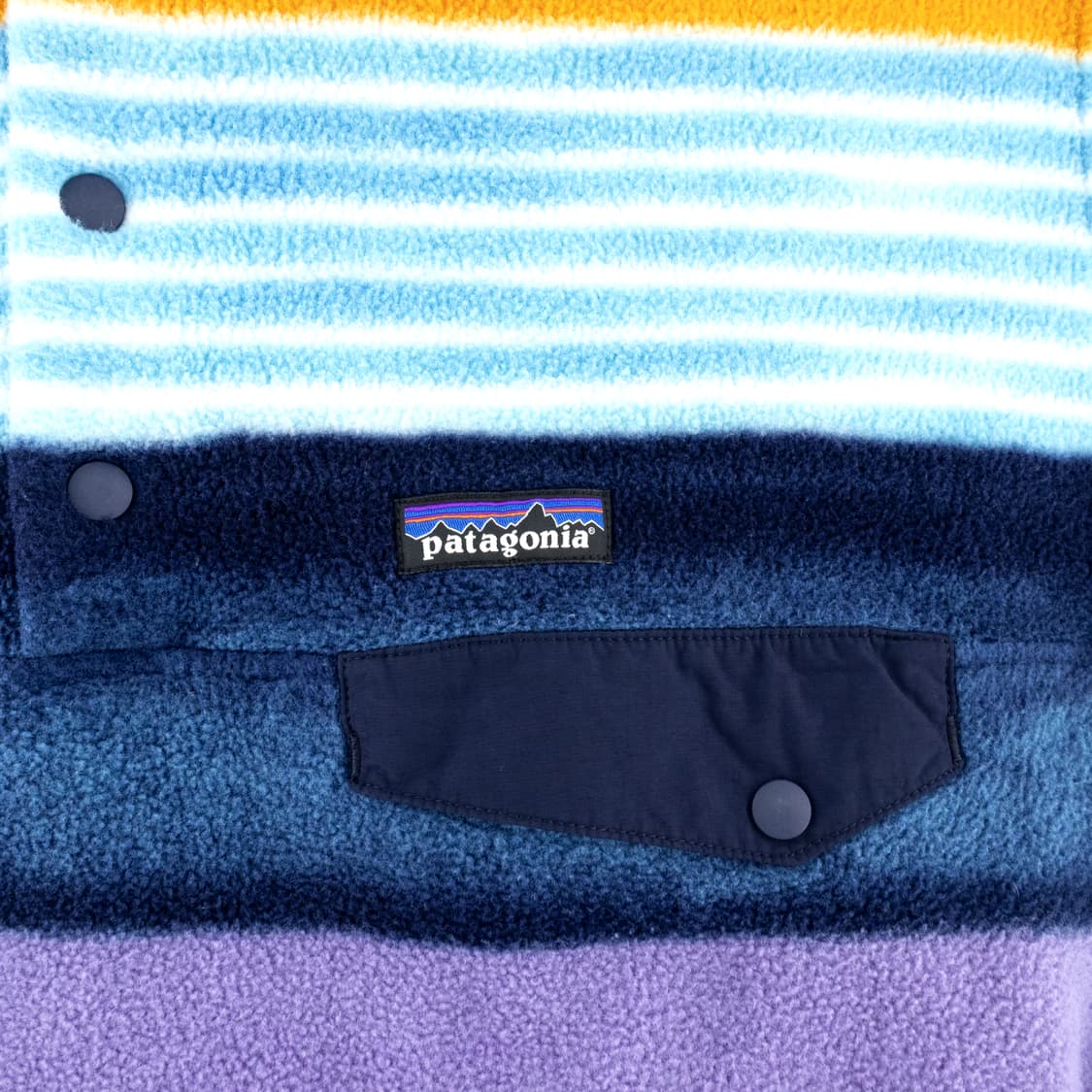16SS 파타고니아 신칠라 스냅-T 퍼플/블루/옐로우 상품이미지5