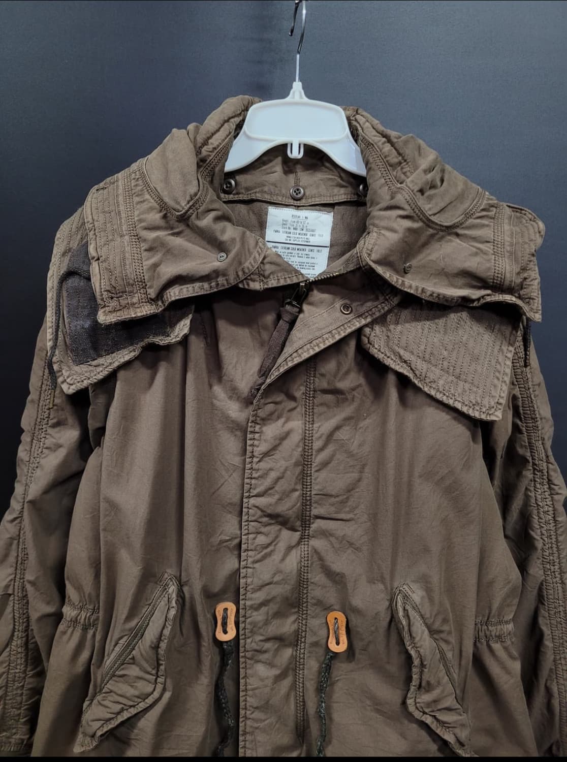 g.o.a 하이넥 피쉬테일 개파카자켓 (이너포함) 상품이미지2