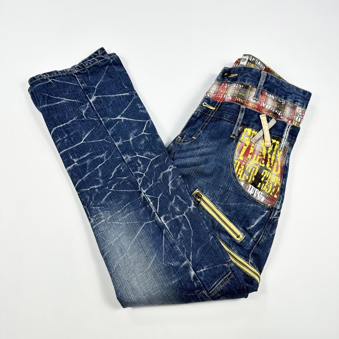 VTG 빈티지 재팬 리메이크 패치워크 데님 팬츠 (30인치) 상품이미지2