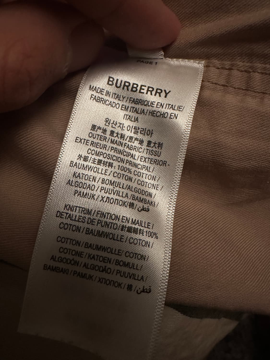 Burberry 셔츠 (버버리 셔츠) 상품이미지4