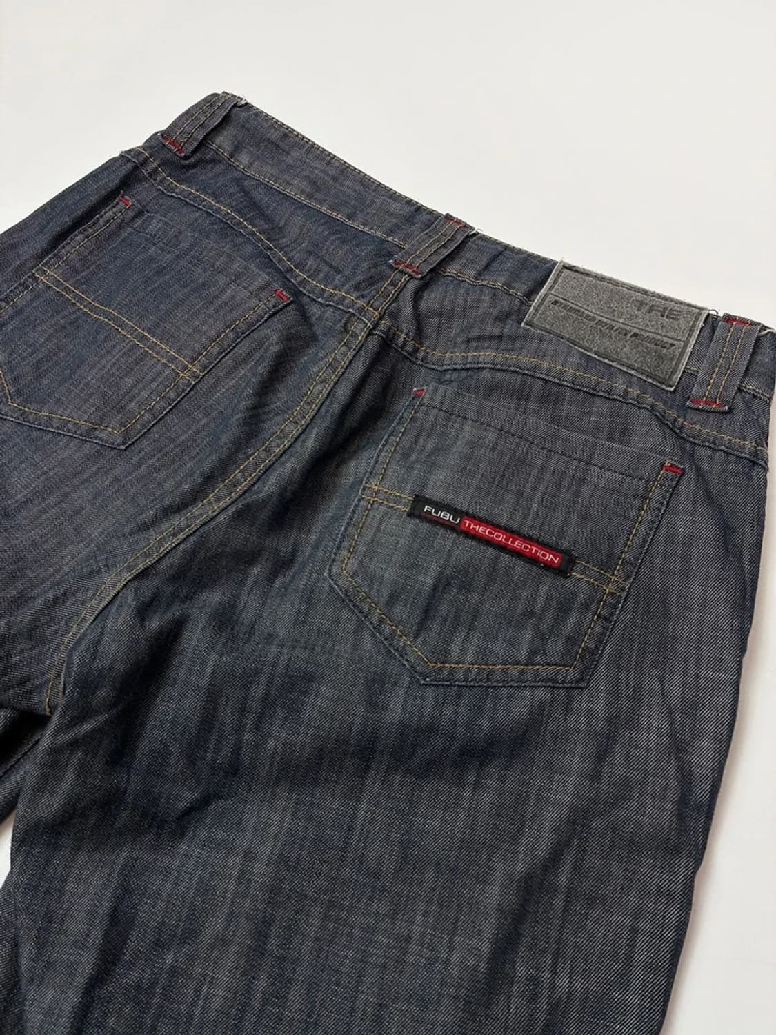 후부 FUBU 00s Y2K 버뮤다 데님 팬츠 PN4686 상품이미지6