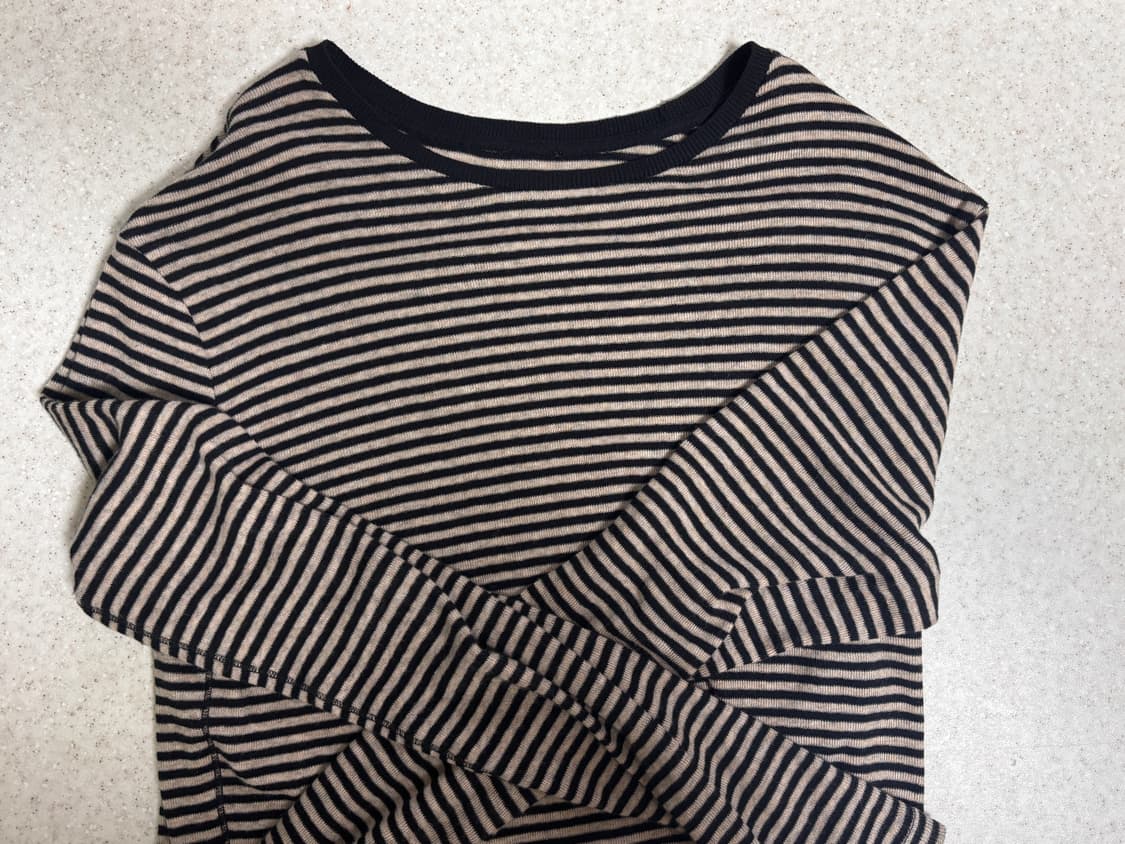 (봉태규 착용) 마시모두띠 스트라이프 롱슬리브 상품이미지3