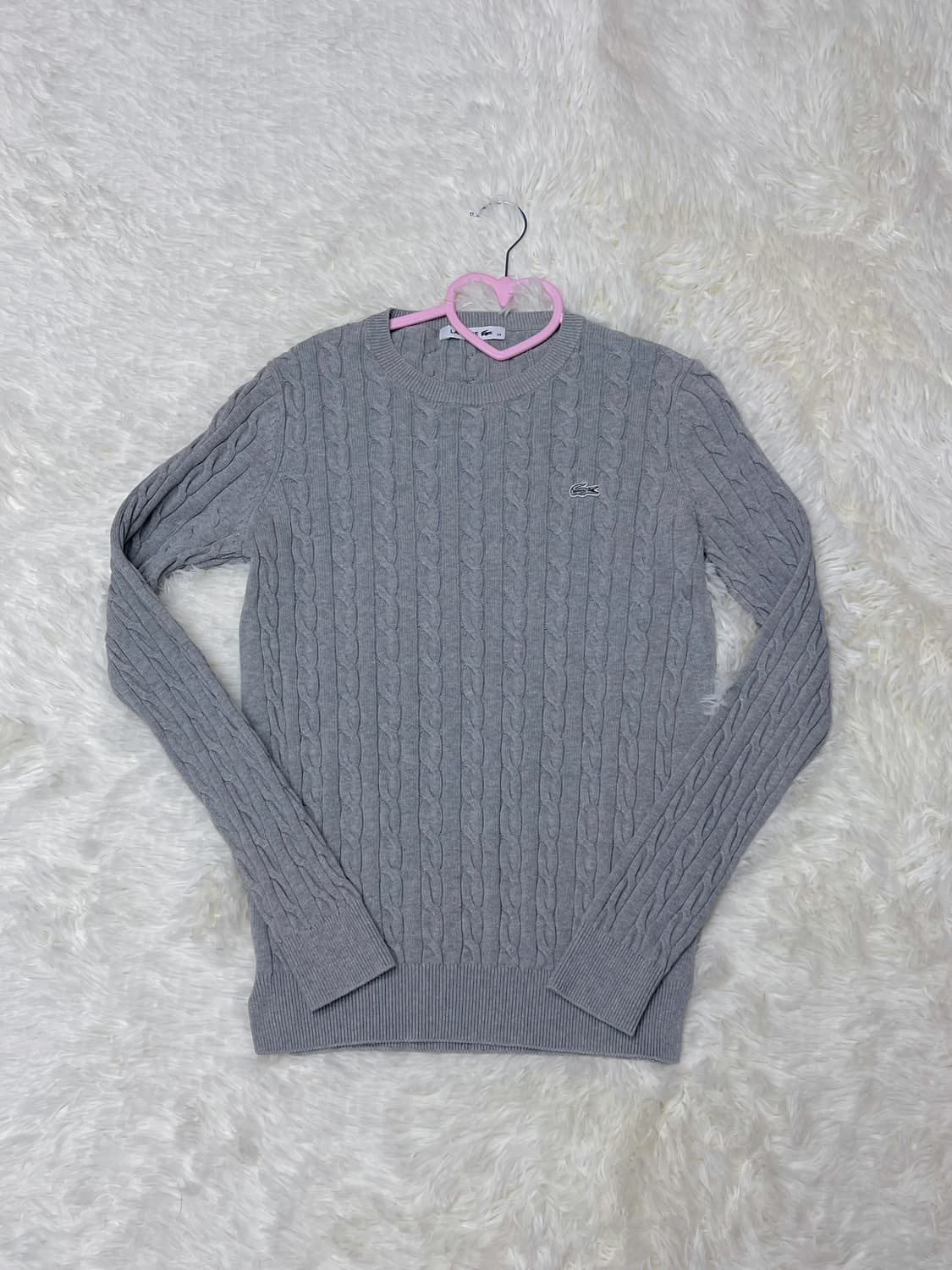 라코스테 꽈배기 니트 상품이미지1