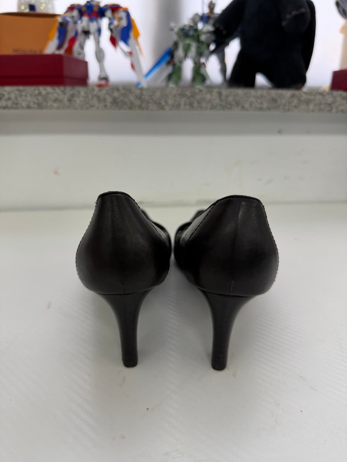 정품) 셀린느 블랙 레더 버클 로퍼 구두 37.5(245) 상품이미지5