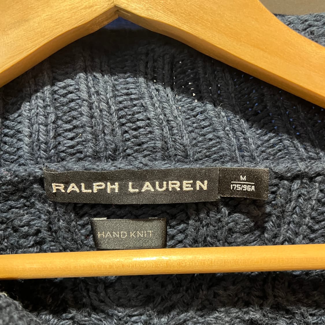 폴로 랄프로렌 블랙라벨 네이비 목폴라 니트 상품이미지3