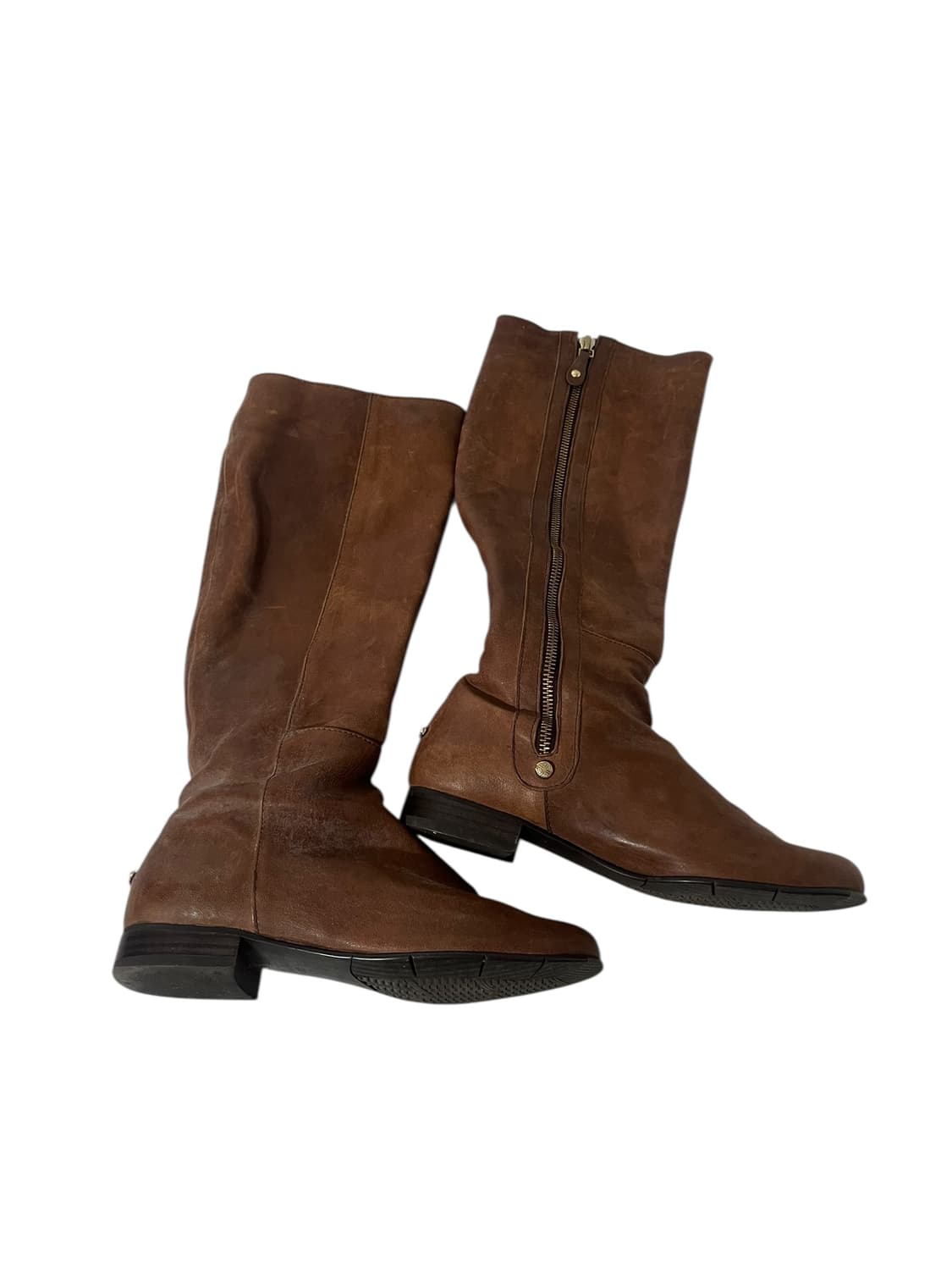 SODA 브라운 사이드지퍼 라이딩부츠 245  상품이미지1