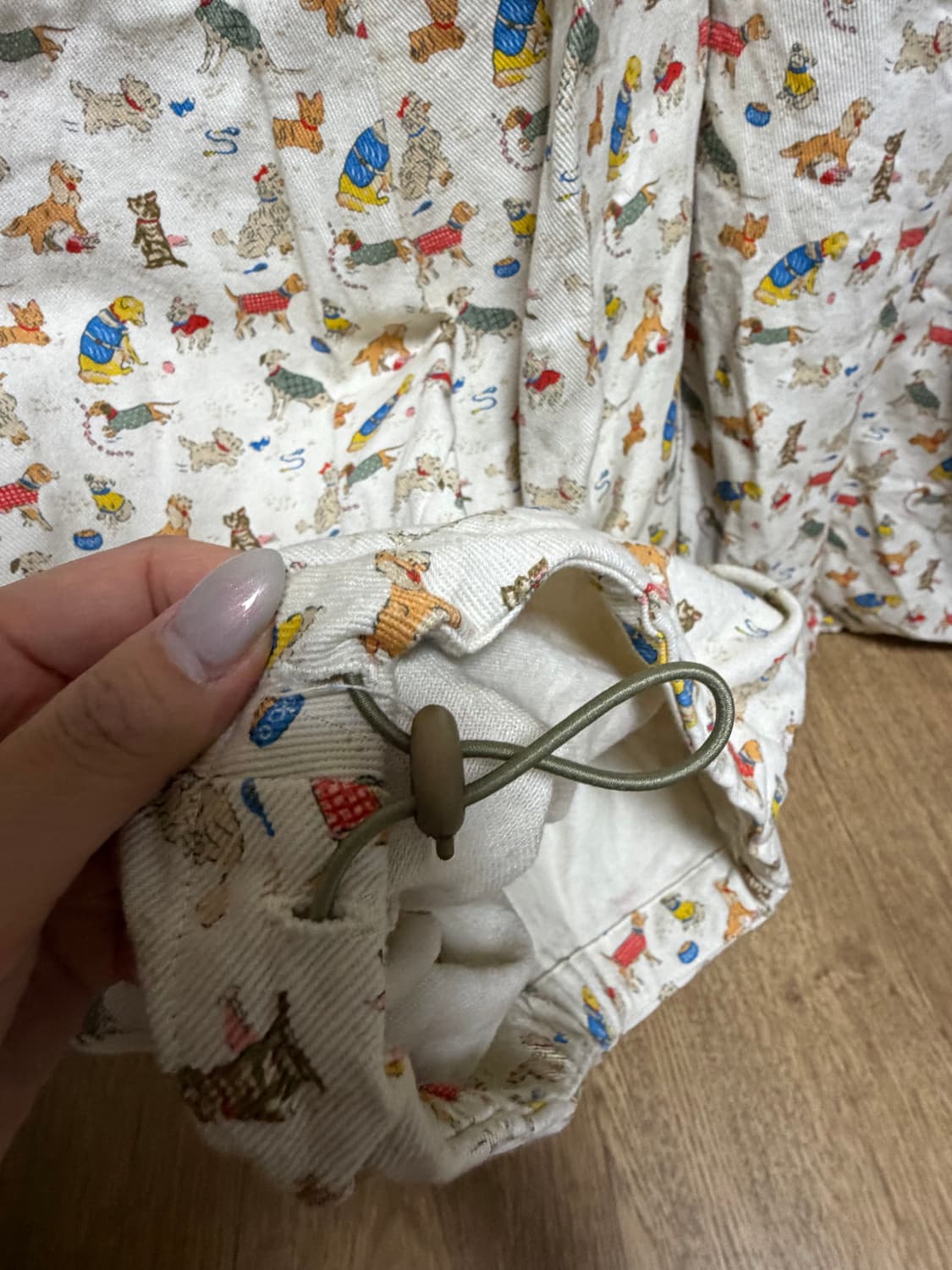 강아지파티 벌룬핏 팬츠 하구미 모리걸 스즈코 상품이미지3