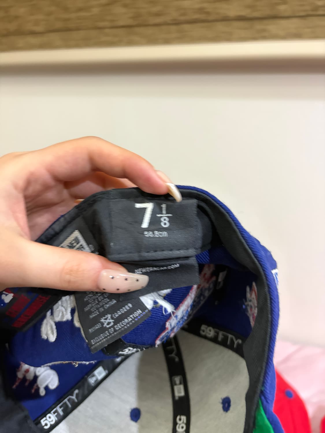 뉴에라 59fifty la 다저스 월드챔피언 7과 1/8 상품이미지5