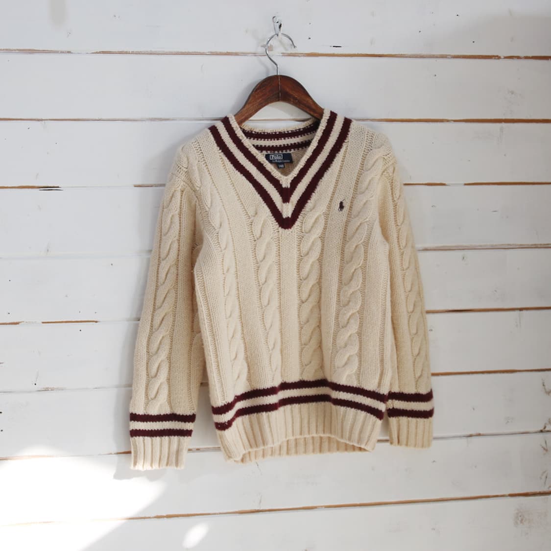 폴로 랄프로렌 울 크리켓 니트 (키즈) 상품이미지2