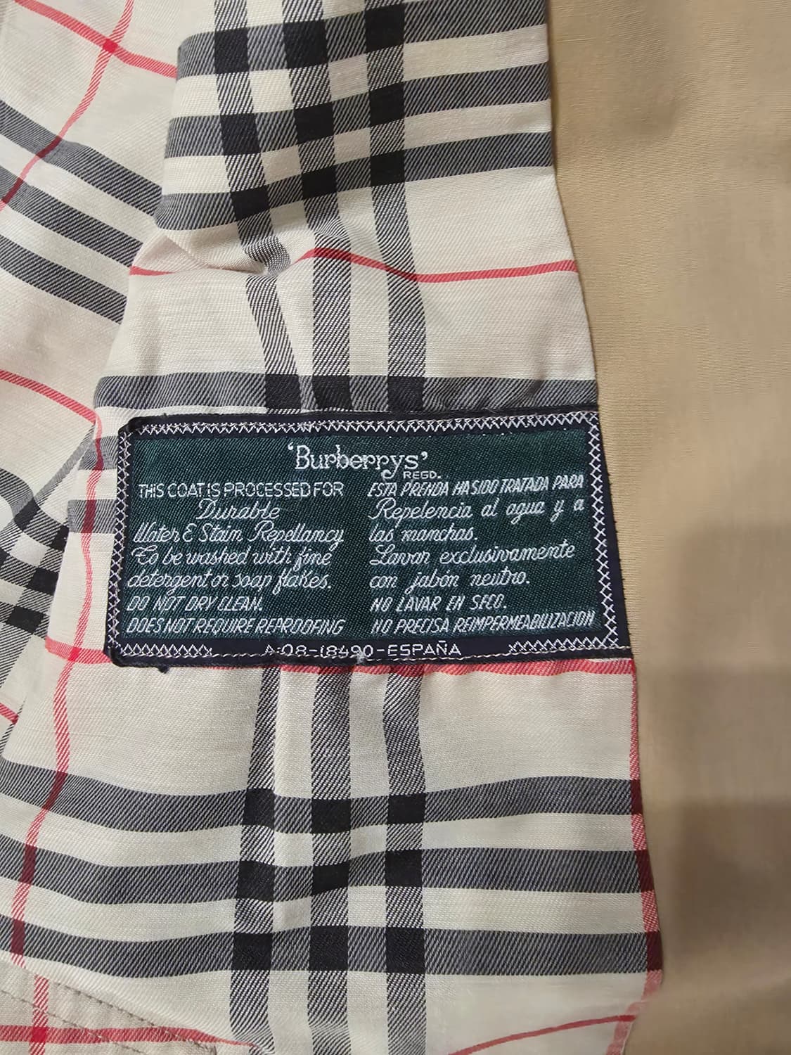 버버리 원패널 맥코트 상품이미지3