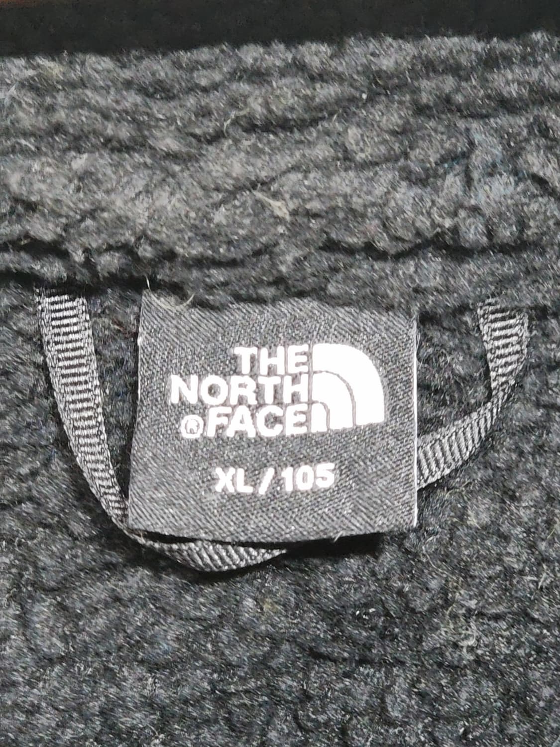 (XL) 노스페이스 플리스 점퍼 블랙 뽀글이 후리스 자켓  상품이미지3