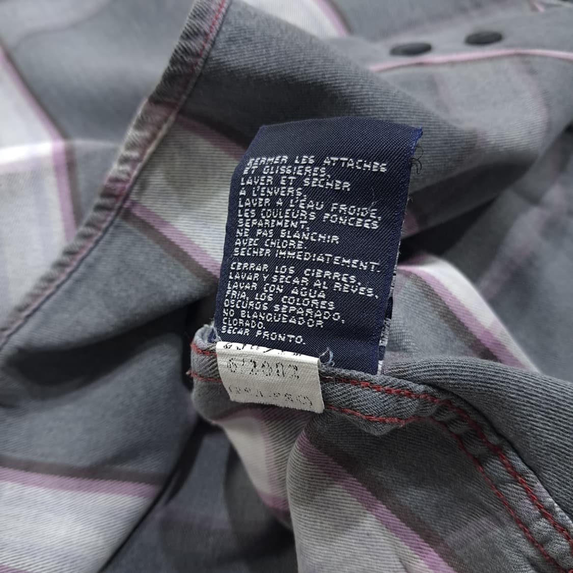 CL883 M 타미진스 90s 클래식 체크 더블포켓 셔츠 남방 상품이미지5