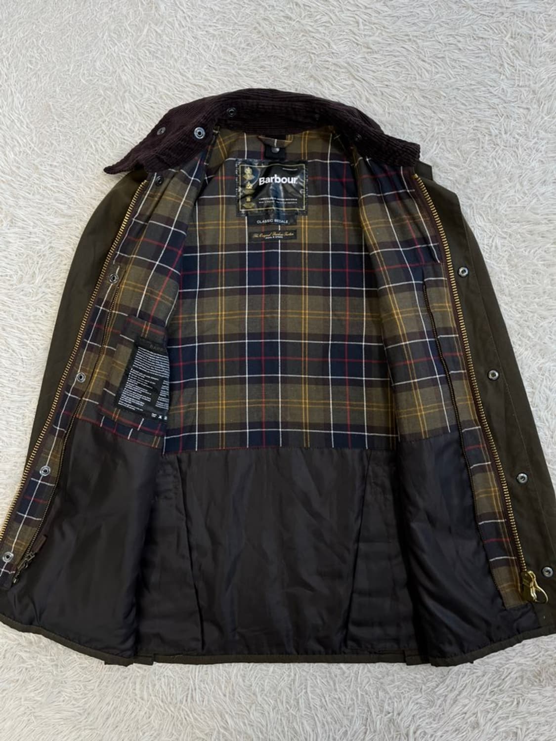 바버 비데일 왁싱 자켓/#3121 상품이미지4