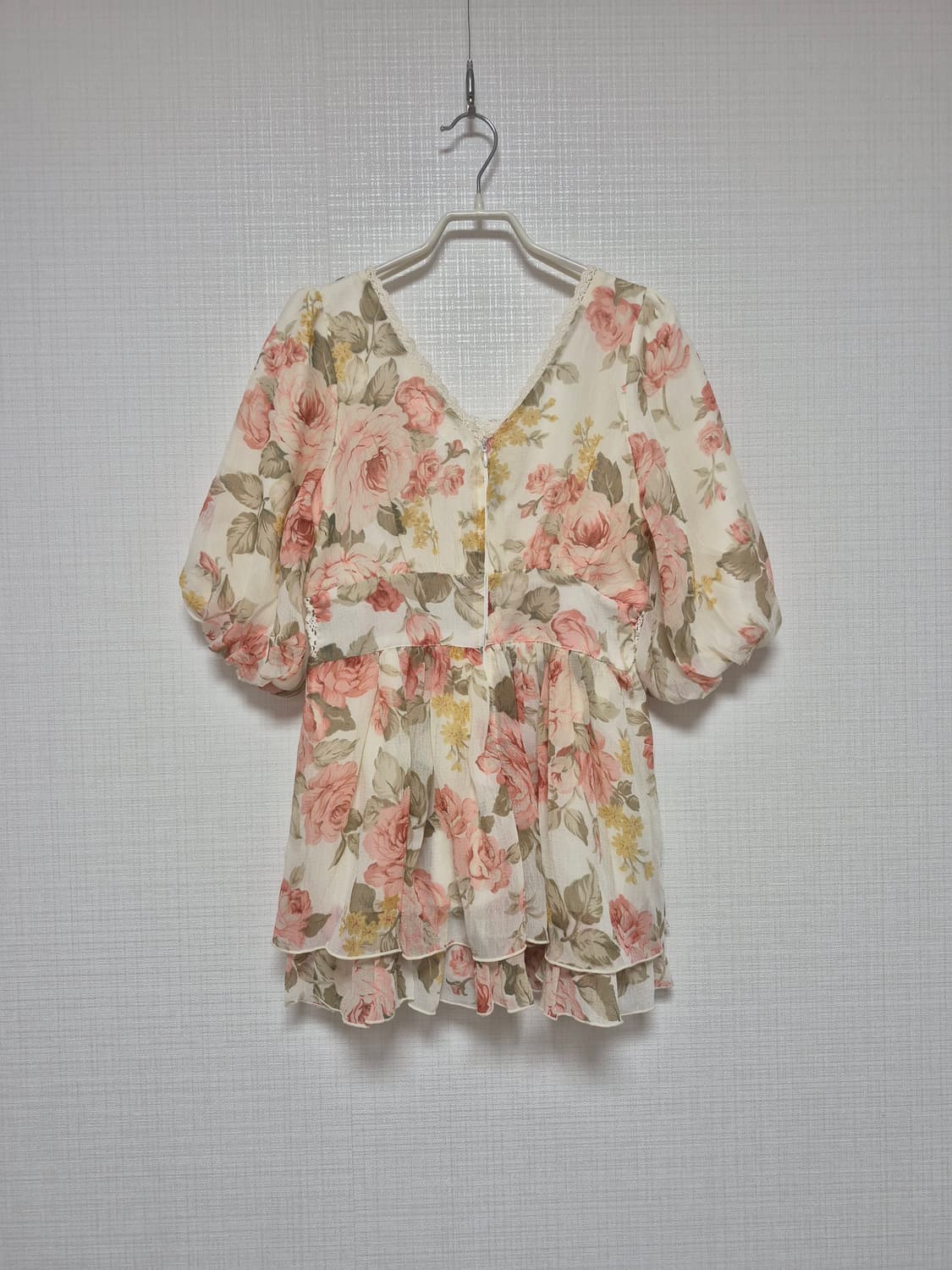 리즈리사 수선품 초고전템 히메갸루 오프플로럴 블라우스 상품이미지3