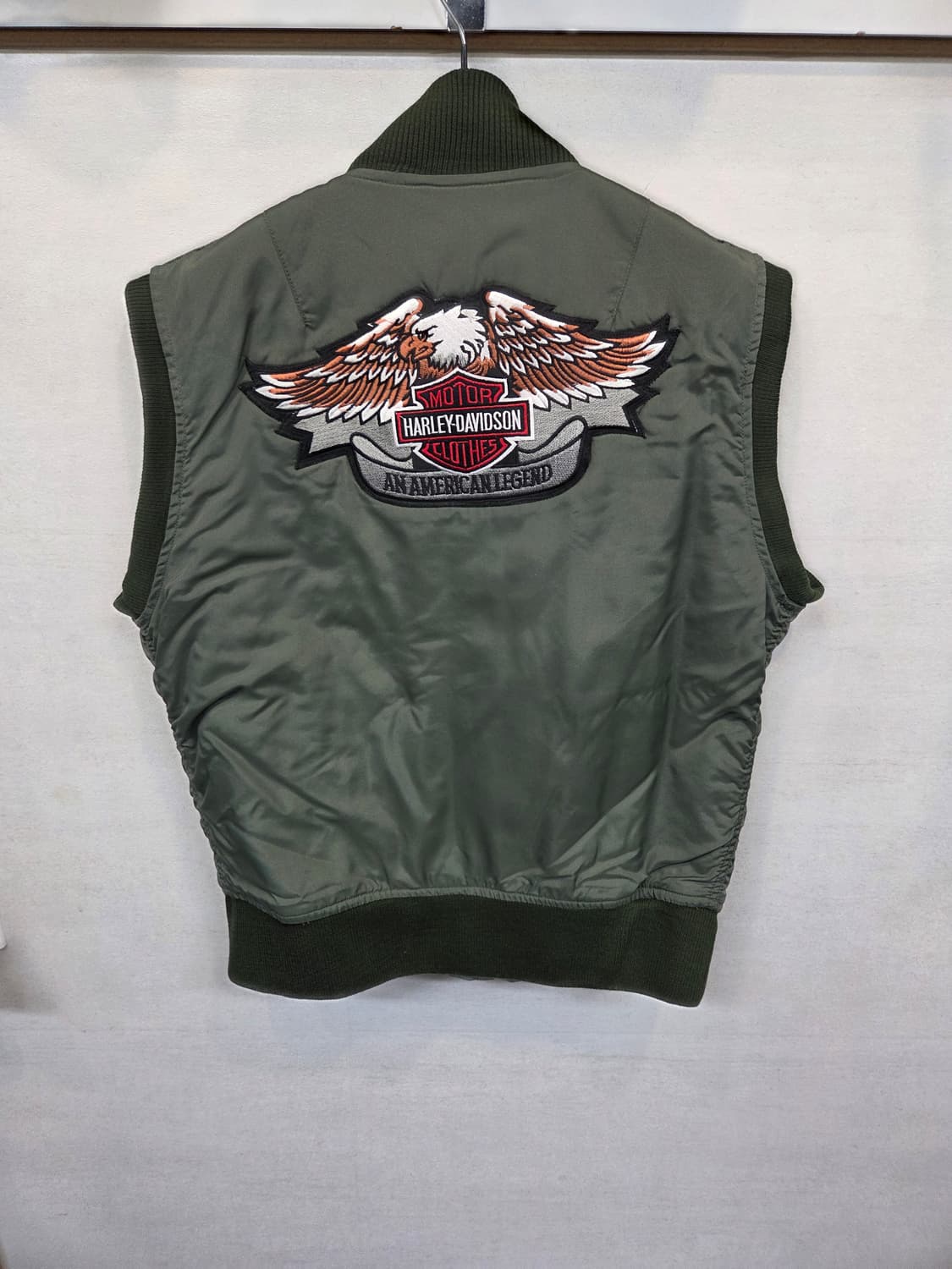 X tonz 밀리터리 할리패치 커스텀 누빔조끼 m 상품이미지2