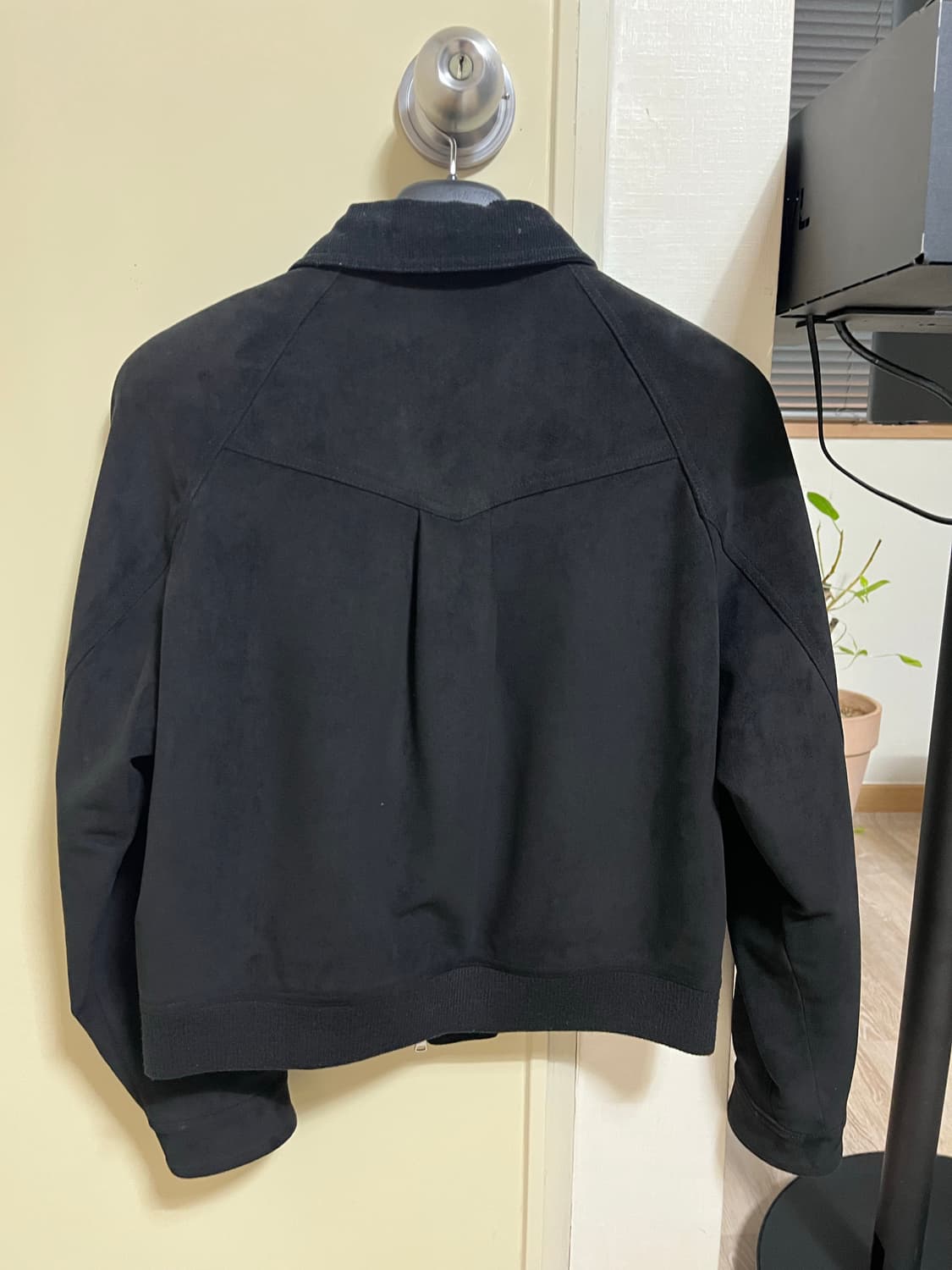 르콩 스웨이드 블루종 블랙 상품이미지8