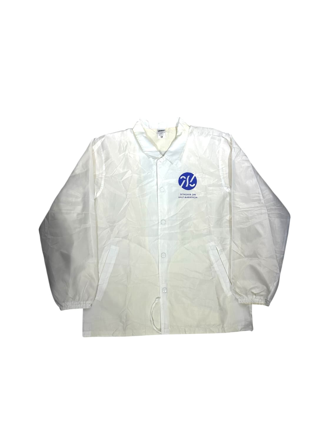Lifemax 빈티지 화이트 오버핏 코치 자켓 바람막이 XL 상품이미지5