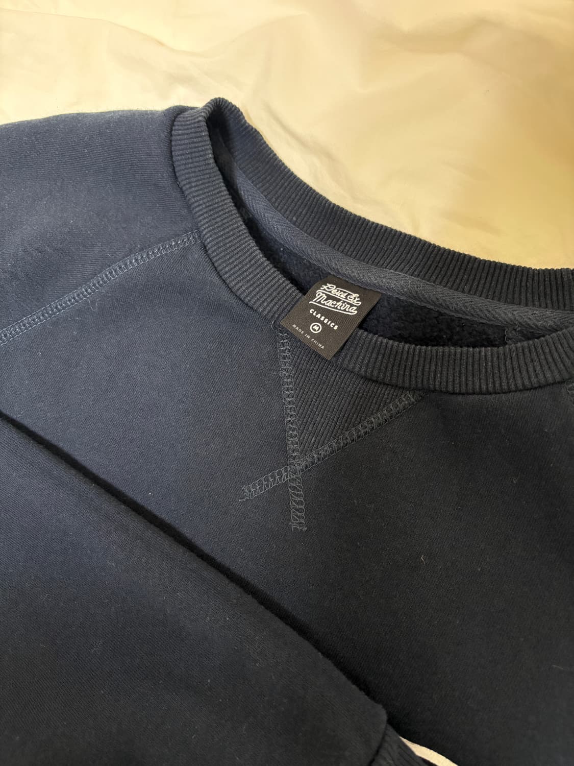 (반택가능) 네이비 / 데우스 엑스 마키나 서울 어드레스 크루넥 상품이미지4