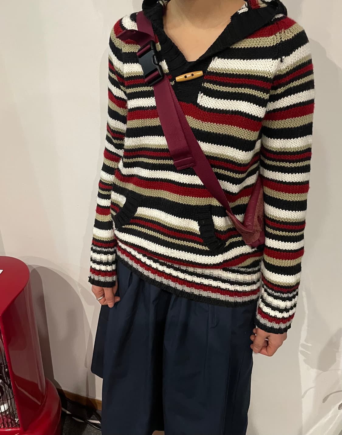 Stripe hood knit 상품이미지6