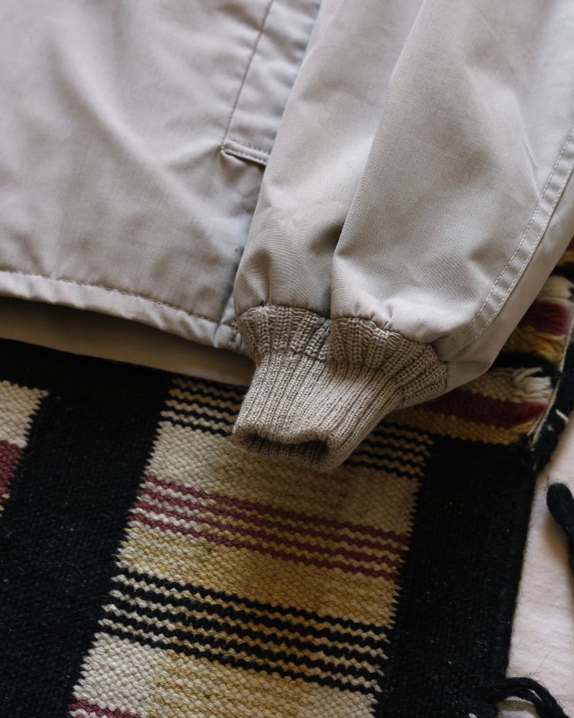 맥그리거 60s 다크론/파일 니트칼라 봄버 자켓 상품이미지8