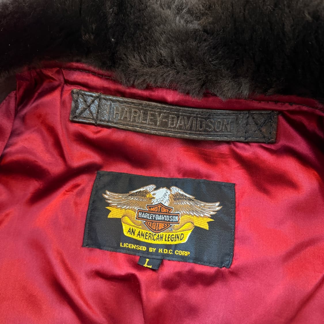 할리 데이비슨 g-1 카우레더 가죽 플라이트 자켓 상품이미지5