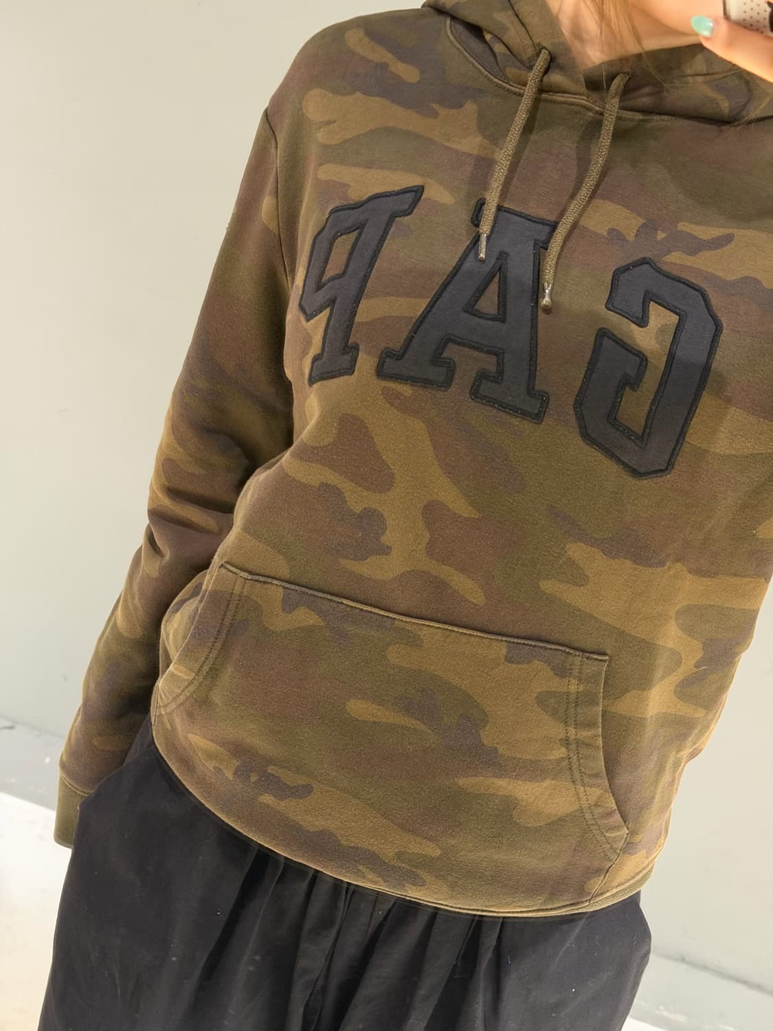Gap camo pattern hoodie 상품이미지3