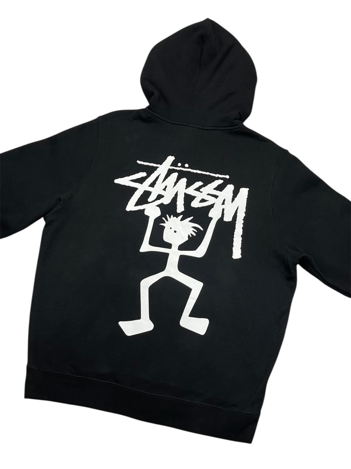 스투시 빅로고 블랙 후드티 상품이미지5