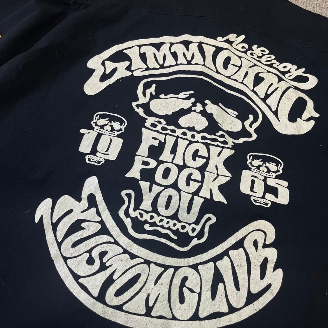 MWS 펑크락 빅로고 반팔셔츠 상품이미지3