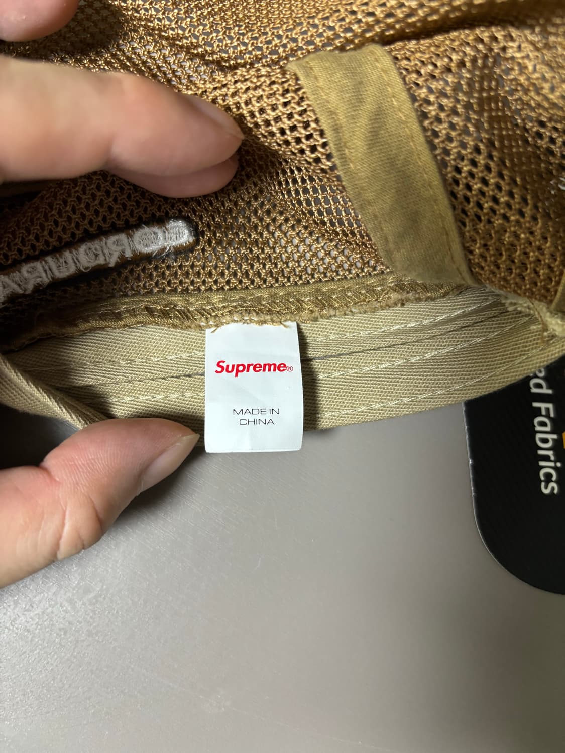 슈프림 메쉬 코듀라 캠프캡 샌드 상품이미지2