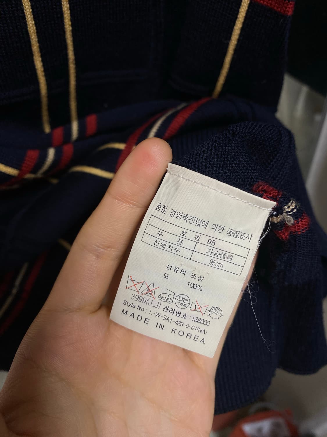 잭니클라우스 체크 니트 조끼 상품이미지3