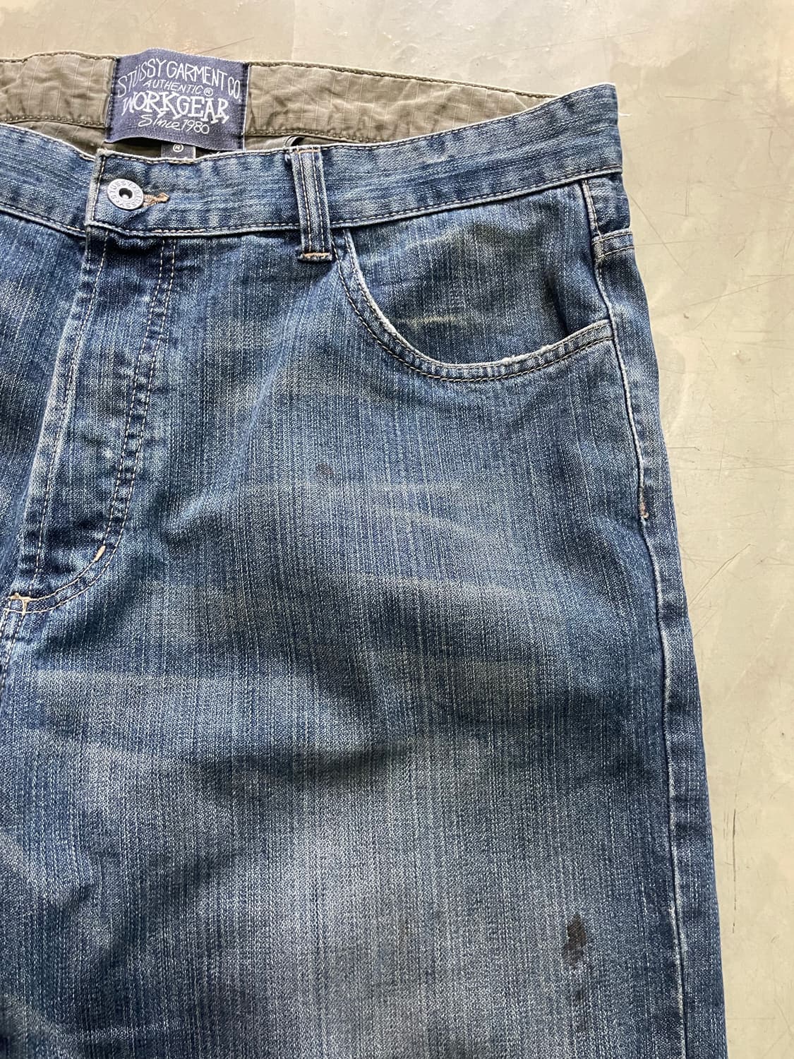 00’s Stussy 데님팬츠 36 (기장수선) 상품이미지4