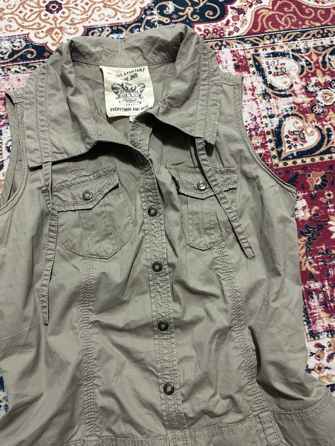 와투케 벨티드 셔츠 원피스 상품이미지2