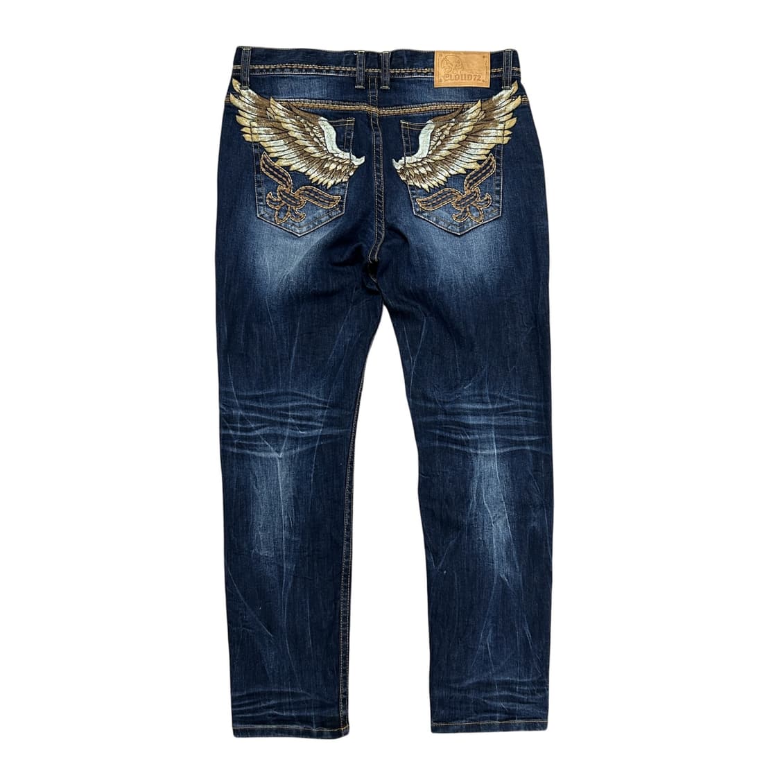 클라우드72 빈티지 자수 엔젤 데님팬츠(36) 상품이미지1