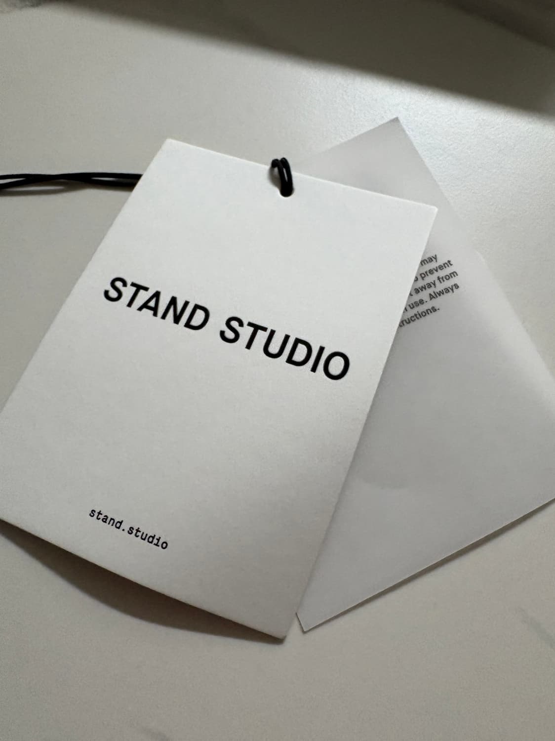 스탠드스튜디오 비건레더재킷 블랙 상품이미지9