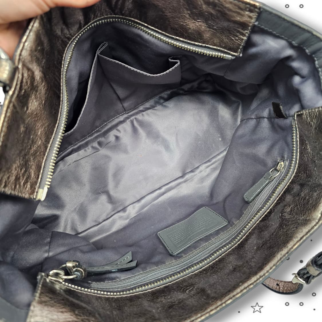 Coach 코치 메탈릭 토트백 상품이미지7